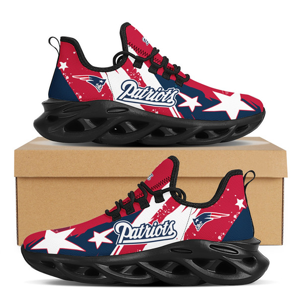 Men's New England Patriots Flex Control Sneakers 008